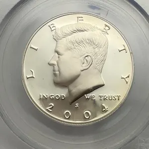 2004-S Silver Proof Kennedy Half Dollar, PCGS PR69 DCAM