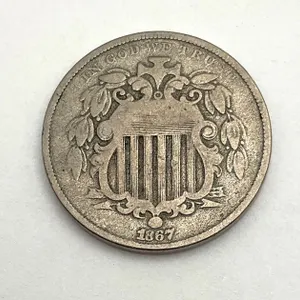 1867 US Shield Nickel