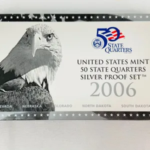 2006 US Mint Silver State Quarters Proof Set