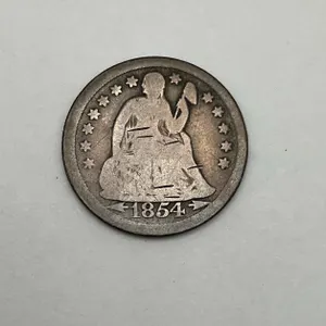 1854-O Arrows Seated Liberty Dime