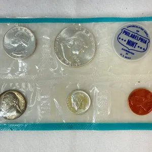 1963 Uncirculated Philadelphia Mint Coin Set