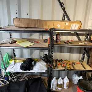 (2) 3-Tier Storage Shelves