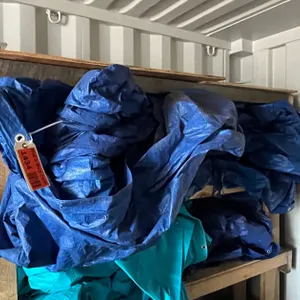 (2) Large Dark Blue Tarps