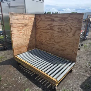 Cart with rollers