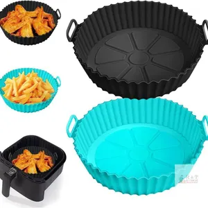 New Silicone Air Fryer Liners for Ninja AF101 4QT AF141 5QT AF150 AF161 XL MAX 5.5QT for Ninja Foodi and Most 3-5 Quart Airfryers, Air Fryer Oven Micr