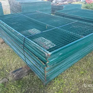 118 in x 70 in Powder Coated Temporary Site Fence
