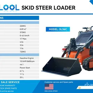 2026 SDLOOL SL36C Mini Compact Track Loader (Unused)
