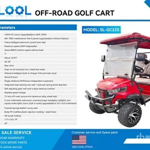2026 SDLOOL SL-GC22S Electric Off-Road Golf Cart (Unused)
