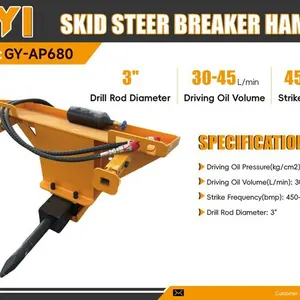 2026 GIYI GY-AP680 Skid Steer Breaker (Unused)