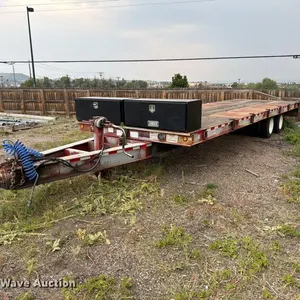 1999 Trail-Eze PDLX20TC30 tilt deck equipment trailer