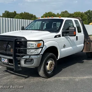 2011 Ford F350 Ext. Cab flatbed pickup truck