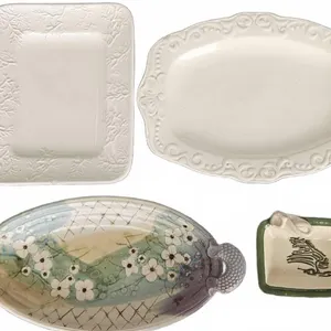 Canadian and Decorative Pottery Serving Dish Lot