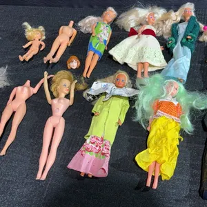 Vintage Dolls with Assorted Clothing