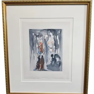 Salvador Dalí Divine Comedy Paradise 13 Framed Woodcut