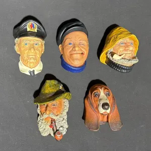 Bossons Chalkware Wall Masks