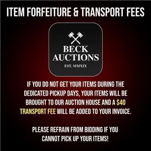 Item Forfeiture & Transport Delivery Fees & Conditions