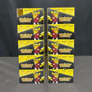 10 Bootleg Pikachu-Themed Figure Boxes, 9 Sealed (24pcs), 1 Opened (23pcs)