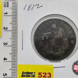 Lower Canada : 1812 Half Penny Token
