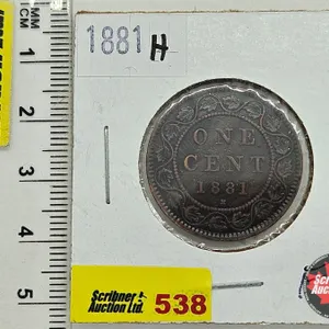 Canada Large Cent 1881H