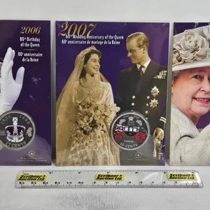 RCM Canada Collector Combo (3) :  - 2006 Twenty Five Cent : 80th Birthday of the Queen (2) - 2007 Tw