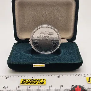RCM Canada 1534-1984 Proof Dollar Coin : Jacques Cartier 450th Anniversary (Green Case)
