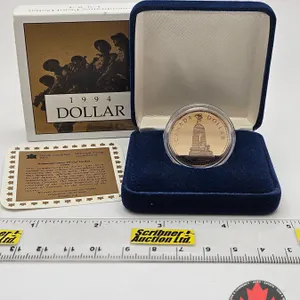 RCM Canada 1994 Remembrance Proof Dollar (Blue Case)