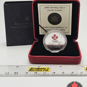 RCM Canada 2004 Sterling Silver Lucky Loonie (COA #6209)