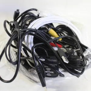 ASSORTED ELECTRONIC CORDS; APPLE, USB, SIRIUS XM