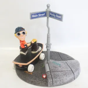 1999 TECH DECK RADICAL SKATER W/STREET SIGN