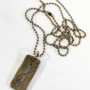 BRASS TONE BALL CHAN & MALIN SYMBOL INFINITY