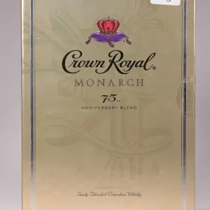 Crown Royal/ Monarch/ 75th Anniversary Blend/ Canadian Blended Whisky/ Batch 0049/ Bottle N41E8/ 750
