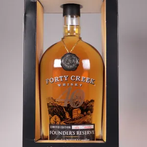 Forty Creek/ Founder's Reserve/ 10th Annual Limited Edition/ Canadian Whisky/ Lot 104/ Bottle No. 06