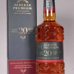 Alberta Premium/ 20 Year Old/ Limited edition/ Canadian Rye Whisky/ 750ml/ 42% ABV
