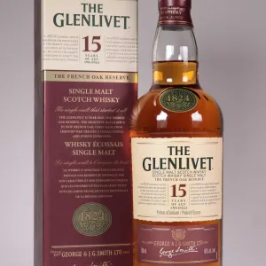 The Glenlivet/ 15 year Old/ Single Malt Scotch Whisky/ 750ml/ 40% ABV