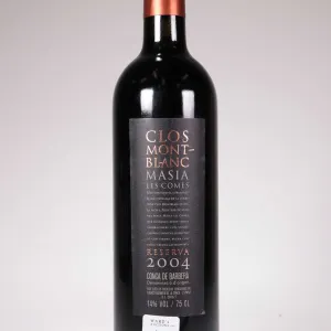 Clos Mont-Blanc Masia/ Reserva 2004/ Red Wine Blend/ 750m;/ 14% ABV