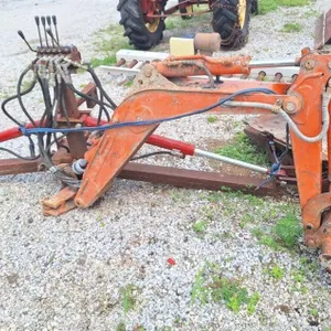 3-point hitch backhoe with 13" bucket