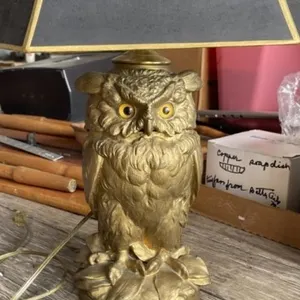 Two Piece Metal Table Lamp