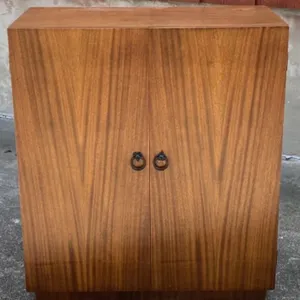 Walnut Veneered Bookcase