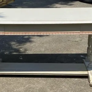 Trestle Sofa Table with Drawer