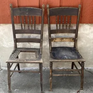 Matching Antique Spindle Dinette Chairs