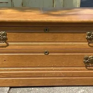 2 Drawer Oak Lowboy