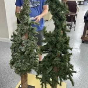 2 - 3' Christmas Trees
