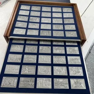 62 - Franklin Mint Pewter Ingots