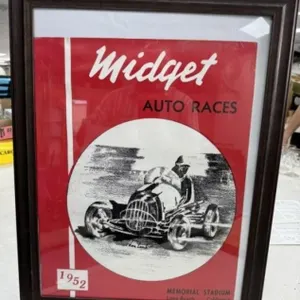 1952 Midget Race Poster