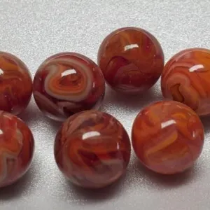 10 Rare Champion Agate Furnace Marbles