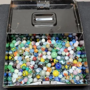Tin Box w/ Marbles