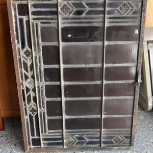 Early Leaded Stain Glass Window
