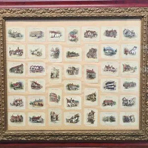 Framed Wills's Cigarette Cards