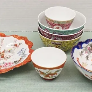 Oriental Bowls & Cups Lot
