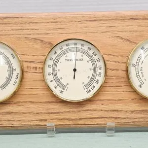 Seth Thomas Oak Weather Station